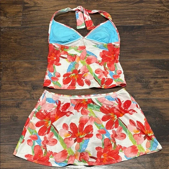 Athena Floral Tankini Bikini Set - multicolored floral - Picture 14 of 15